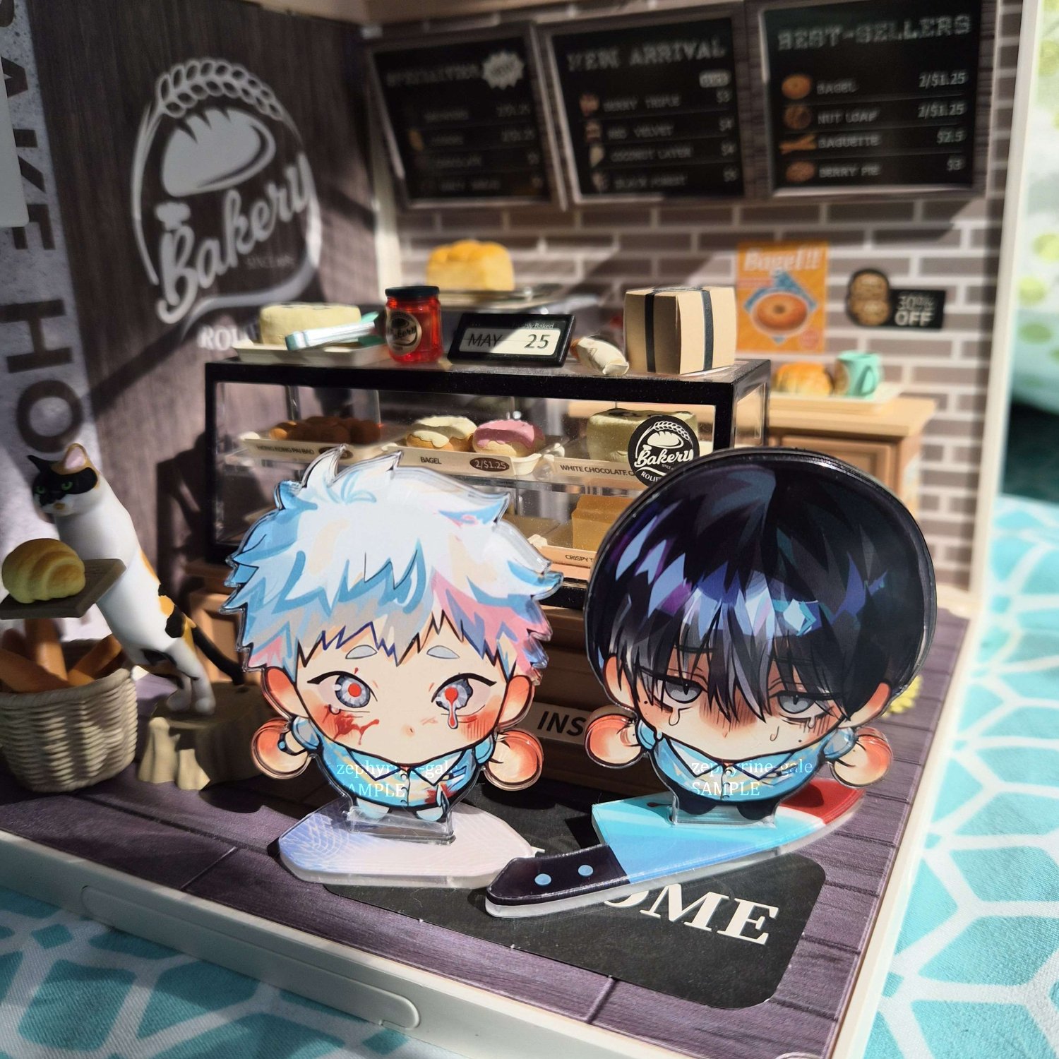 The Summer Hikaru Died Standees | zephyrine-gale